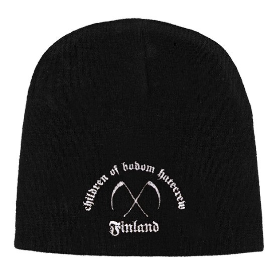 Children Of Bodom Unisex Beanie Hat: Hatecrew / Finland - Children Of Bodom - Merchandise - PHM - 5055339714635 - 28 oktober 2019