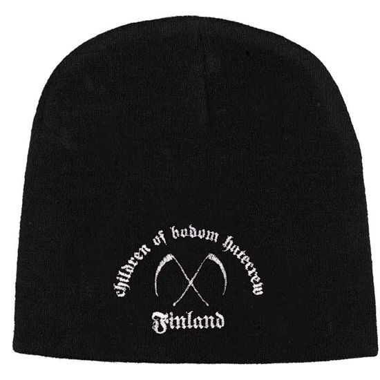 Children Of Bodom Unisex Beanie Hat: Hatecrew / Finland - Children Of Bodom - Merchandise - PHM - 5055339714635 - 28. oktober 2019