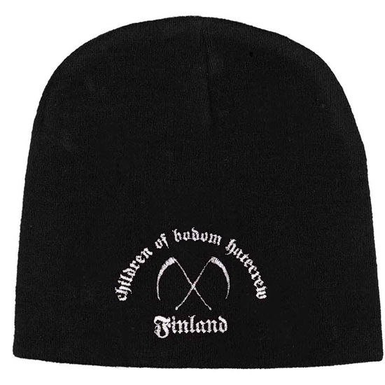 Children Of Bodom Unisex Beanie Hat: Hatecrew / Finland - Children Of Bodom - Koopwaar - PHM - 5055339714635 - 28 oktober 2019