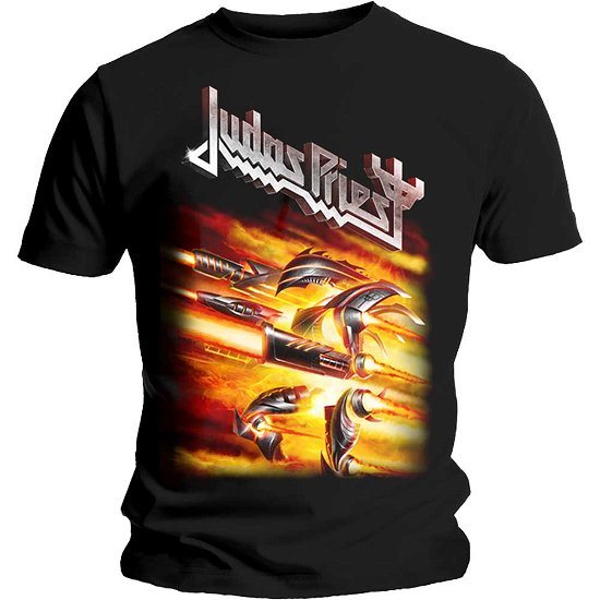 Judas Priest Unisex T-Shirt: Firepower - Judas Priest - Produtos - MERCHANDISE - 5056170633635 - 15 de janeiro de 2020