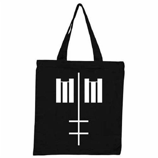 Marilyn Manson Cotton Tote Bag: Cross Logo (Ex-Tour) - Marilyn Manson - Produtos -  - 5056170646635 - 