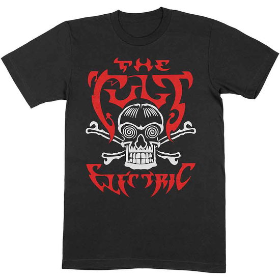 The Cult Unisex T-Shirt: Electric (Black) - Cult - The - Merchandise - - 5056368663635 - 9. marts 2021