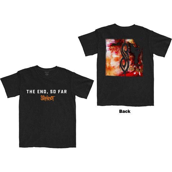 Slipknot Unisex T-Shirt: The End, So Far Album Cover (Back Print) - Slipknot - Merchandise -  - 5056561051635 - 