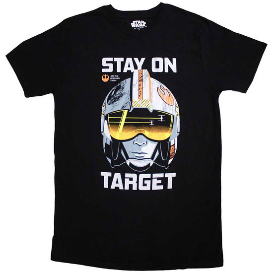 Star Wars Unisex T-Shirt: Stay On Target - Star Wars - Merchandise -  - 5056737227635 - 