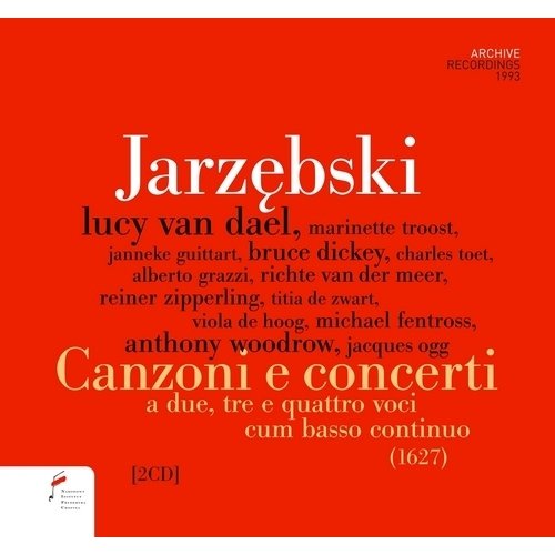 Cover for Lucy Van Dael; Marinette Troost; Janneke Guittart · Jarzebski: Canzoni E Concerti A Due, Tre E Quattro Voci Cum (CD) (2022)