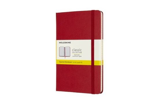 Cover for Medium Squared Hardcover Noteb · Moleskine Medium Squared Hardcover Notebook: Scarlet (Pocketbok) (2019)