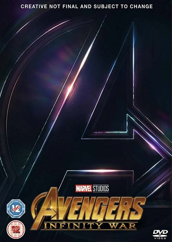 Cover for Avengers Infinity War (DVD) (2018)
