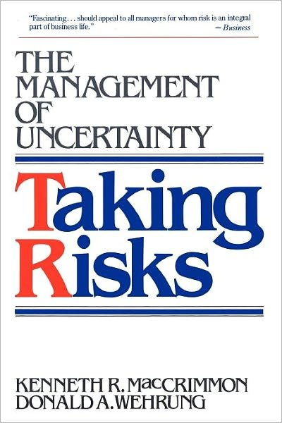 Cover for Kenneth R. Maccrimmon · Taking Risks (Pocketbok) (1988)