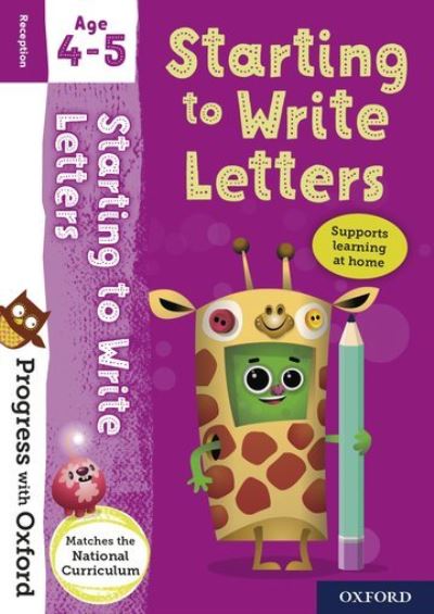 Cover for Sarah Snashall · Progress with Oxford: Starting to Write Letters Age 4-5 - Progress with Oxford (Book) (2018)