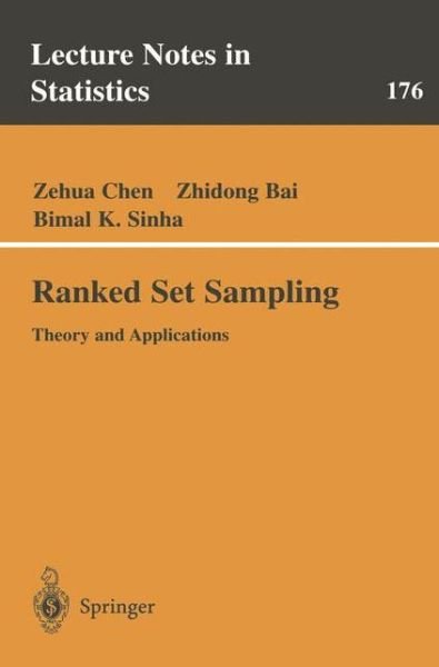 Cover for Zehua Chen · Ranked Set Sampling: Theory and Applications - Lecture Notes in Statistics (Paperback Book) [2004 edition] (2003)