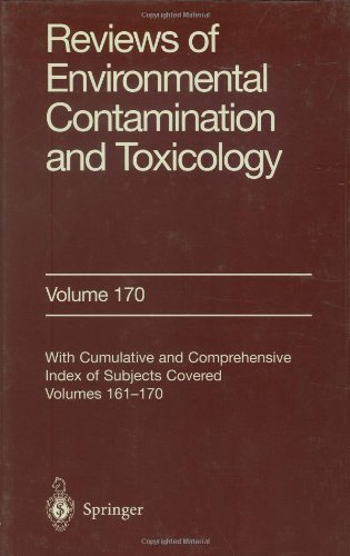 Cover for Springer · Reviews of Environmental Contamination and Toxicology 170 - Reviews of Environmental Contamination and Toxicology (Hardcover bog) [2001 edition] (2001)