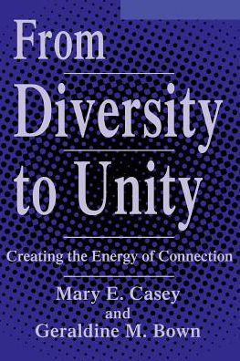 Mary E Casey · From Diversity to Unity: Creating the Energy of Connection (Pocketbok) (2003)