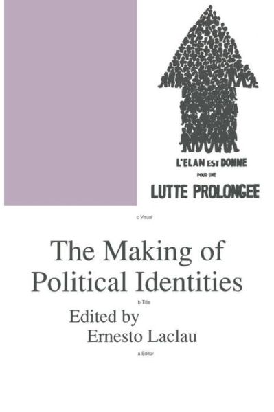 The Making of Political Identities - Phronesis - Ernesto Laclau - Books - Verso Books - 9780860916635 - May 17, 1994