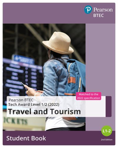 Cover for BTEC Tech Award 2022 Travel and Tourism  Student Book - BTEC Tech Award Travel and Tourism (Paperback Book) (2022)
