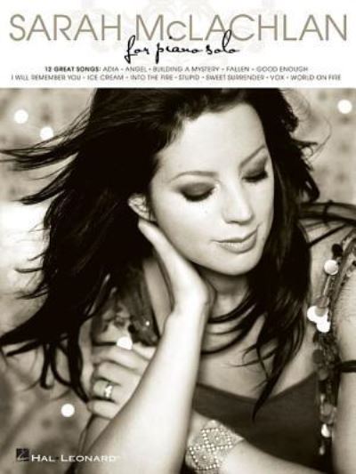 Cover for Sarah McLachlan · Sarah Mclachlan for Piano Solo (Book) (2024)