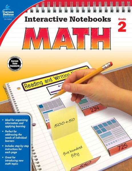 Cover for Carson-dellosa Publishing · Math, Grade 2 (Paperback Book) (2015)