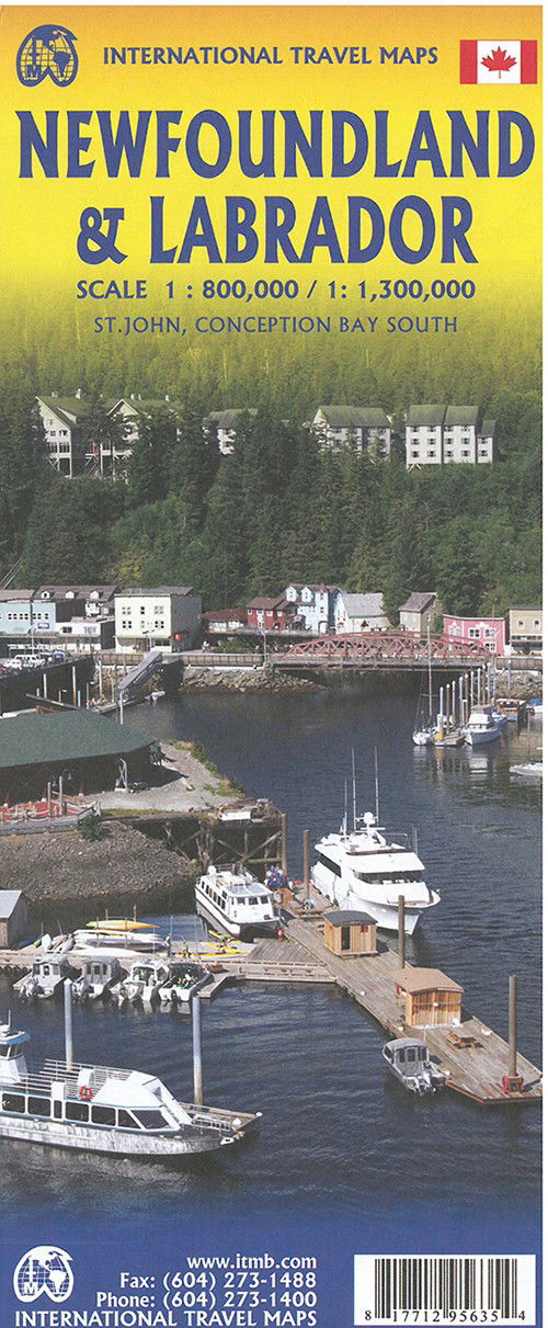 Cover for ITM Publications · International Travel Maps: Newfoundland &amp; Labrador (Hardcover bog) (2020)