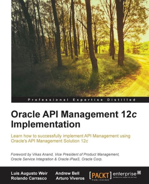 Cover for Luis Augusto Weir · Oracle API Management 12c Implementation (Paperback Book) (2015)