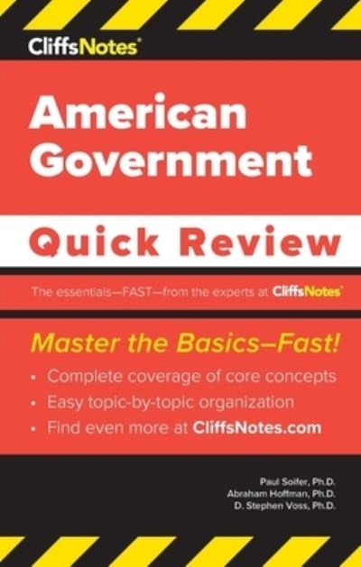 Cover for Paul Soifer · CliffsNotes American Government (Book) (2022)