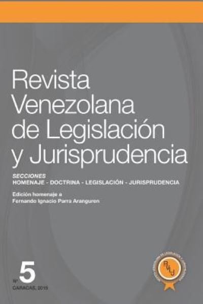 Cover for C Carballo Mena · Revista Venezolana de Legislaci (Paperback Book) (2018)