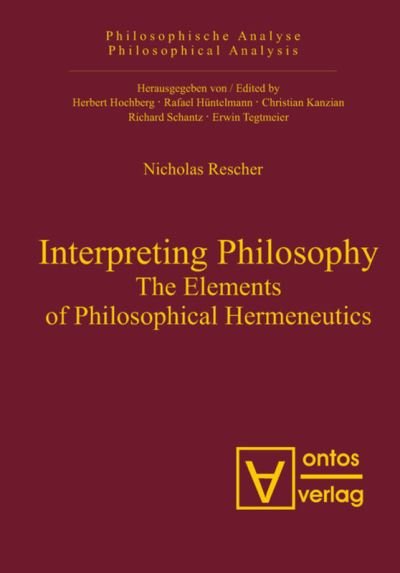 Cover for Nicholas Rescher · Interpreting Philosophy (Hardcover Book) (2007)