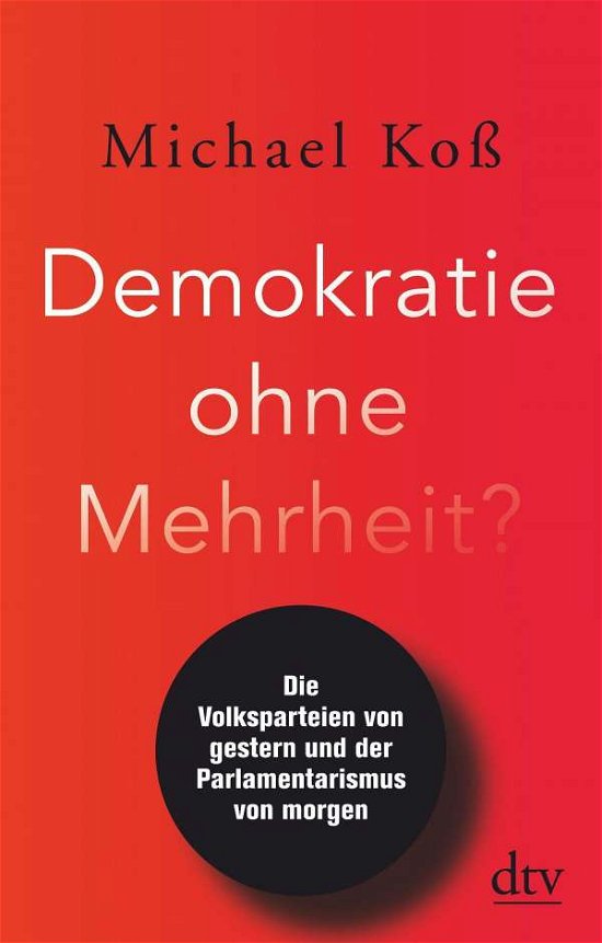 Cover for Michael Koß · Demokratie ohne Mehrheit? (Hardcover Book) (2021)
