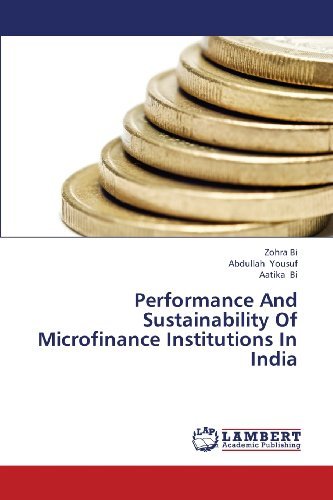 Cover for Aatika Bi · Performance and Sustainability of Microfinance Institutions in India (Pocketbok) (2013)