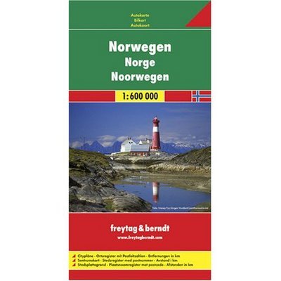 Cover for Freytag &amp; Berndt · Freytag &amp; Berndt Road Map: Norwegen (Hardcover bog) (2020)