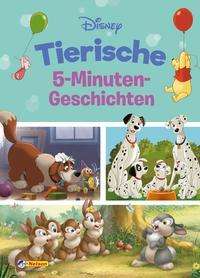 Cover for Nelson Verlag · Disney: Tierische 5-Minuten-Geschichten (Gebundenes Buch) (2021)