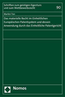 Cover for Yan · Das materielle Recht im Einheitlich (Book) (2017)