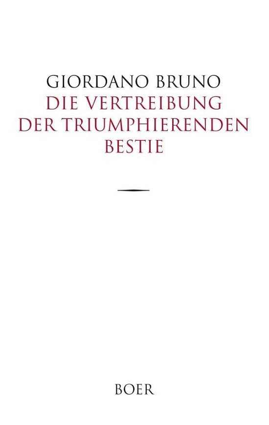 Cover for Bruno · Die Vertreibung der triumphierend (Book)