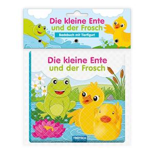 Cover for Trötsch Badebuch mit Tierfigur Die kleine Ente und der Frosch (Book) (2023)