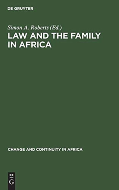 Cover for Law and the family in Africa (Book) (1977)