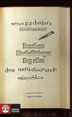 Cover for Peter Gärdenfors · Den meningssökande människan (Taschenbuch) (2009)