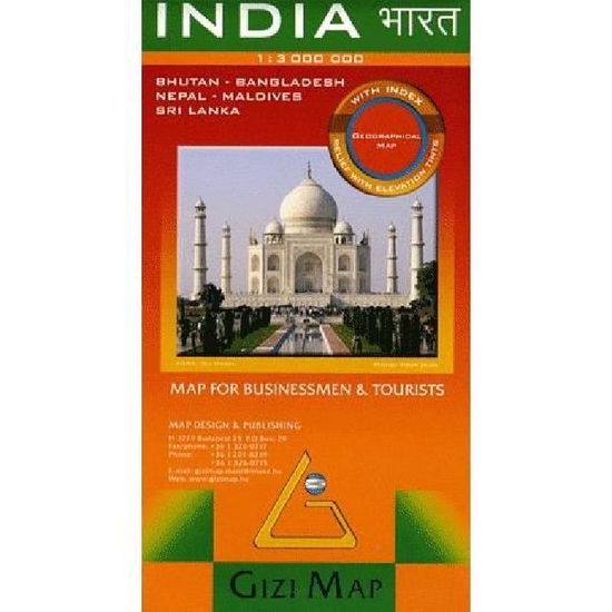 Cover for Gizi Map · Gizi Map for Businessmen &amp; Tourists: India (Innbunden bok) (2010)