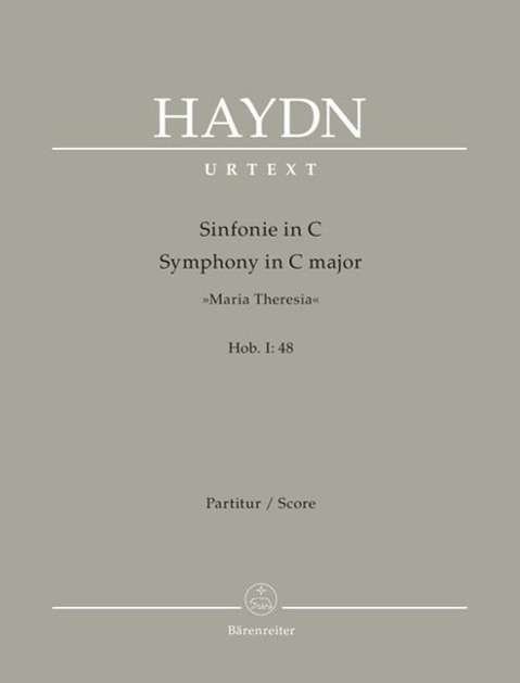 Cover for Haydn · Sinfonie Nr.48 C-Dur,Pt.BA10972 (Bog)