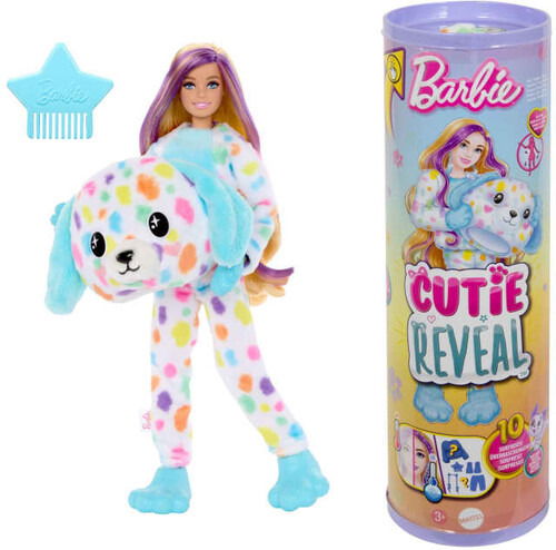 Cover for Barbie Cutie Reveal · Barbie Cutie Reveal Color Wow Barbie Dalmation (MERCH) (2024)