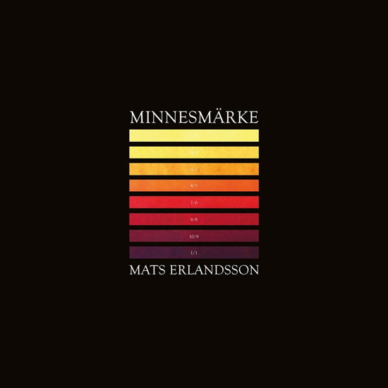 Minnesmarke - Mats Erlandsson - Music - HALLOW GROUND - 0602343041636 - November 6, 2020