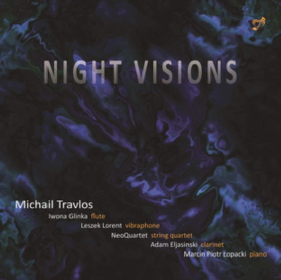 Cover for Glinka / Lorent / Neoquartet · Michail Travlos: Night Visions (CD) (2019)