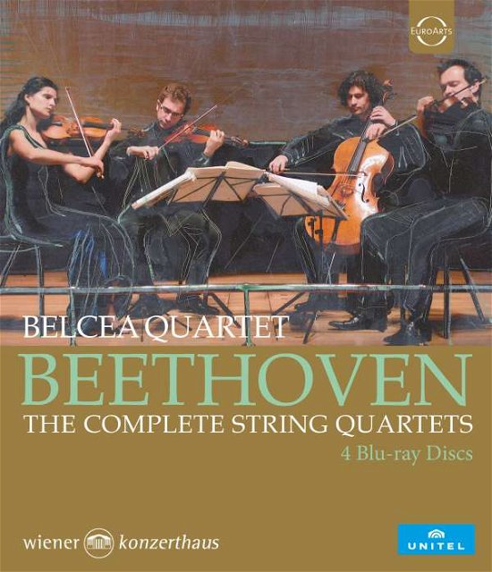 Cover for Belcea Quartet · Beethoven: The Complete String Quartets (Blu-ray) (2020)