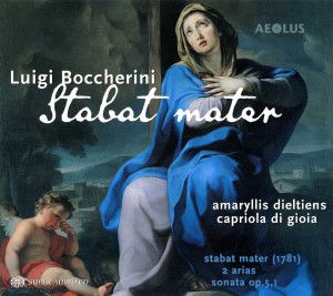 Cover for Amaryllis Dieltiens / Capriola di gioia · Stabat Mater Aeolus Klassisk (SACD) (2012)