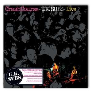 Cover for U.K. Subs · Crash Course - Live (Clear Vinyl) (LP) (2019)