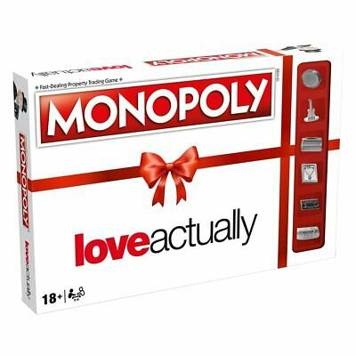 Love Actually Monopoly - Love Actually - Lautapelit - LOVE ACTUALLY - 5036905045636 - keskiviikko 15. syyskuuta 2021