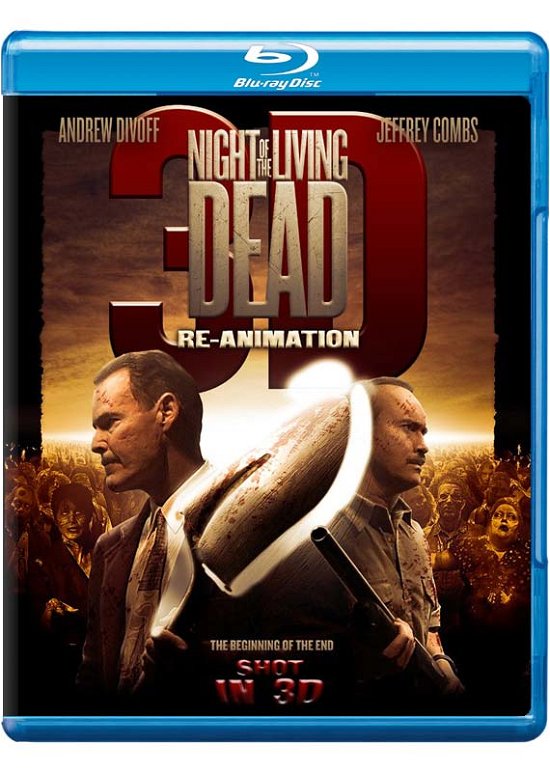 Cover for Night of the Living Dead Reanimation  3D Bl · Night Of The Living Dead - Re-Animation 3D (Blu-ray) (2012)