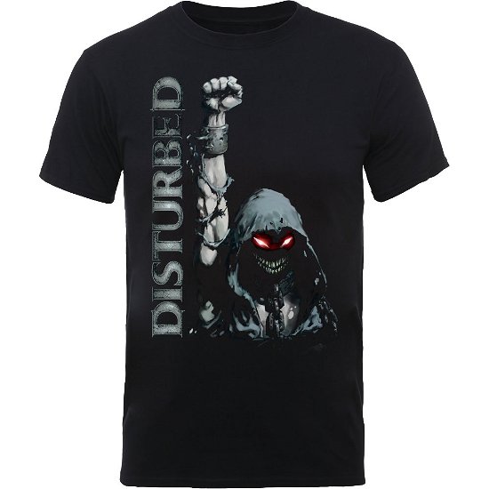 Disturbed Unisex T-Shirt: Up Yer Military - Disturbed - Produtos - MERCHANDISE - 5056170623636 - 22 de janeiro de 2020