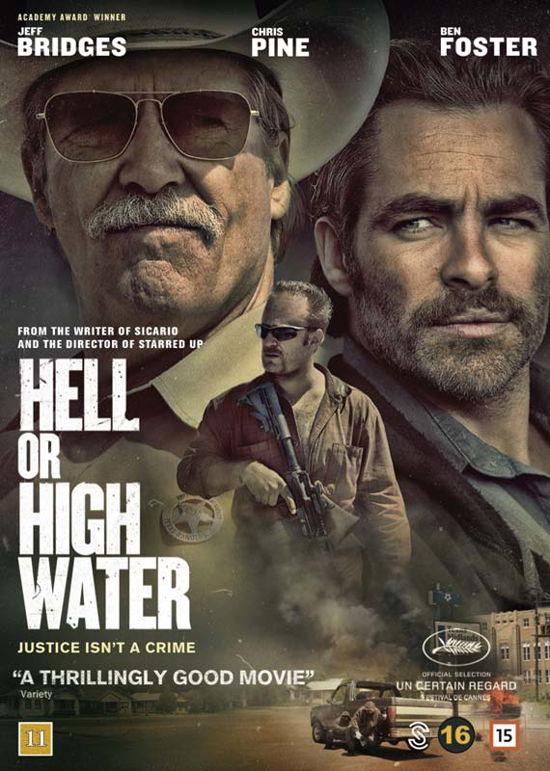 Hell or High Water - Jeff Bridges / Chris Pine / Ben Foster - Elokuva -  - 5706100079636 - keskiviikko 12. huhtikuuta 2017