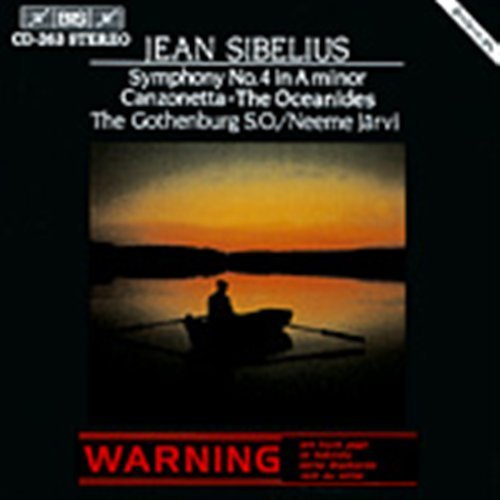 Cover for Jean Sibelius · Symphony No.4/Canzonetta (CD) (1999)