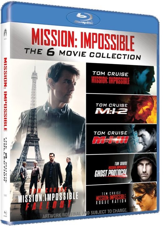 Cover for Mission: Impossible 1-6 (Blu-ray) (2018)