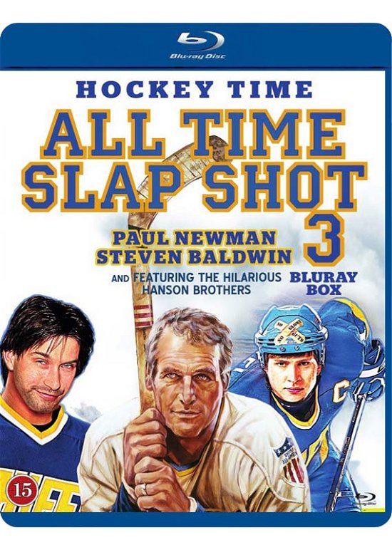 Cover for Hockey Time - All Time Slap Shot (3-bd) (Blu-ray) (2021)