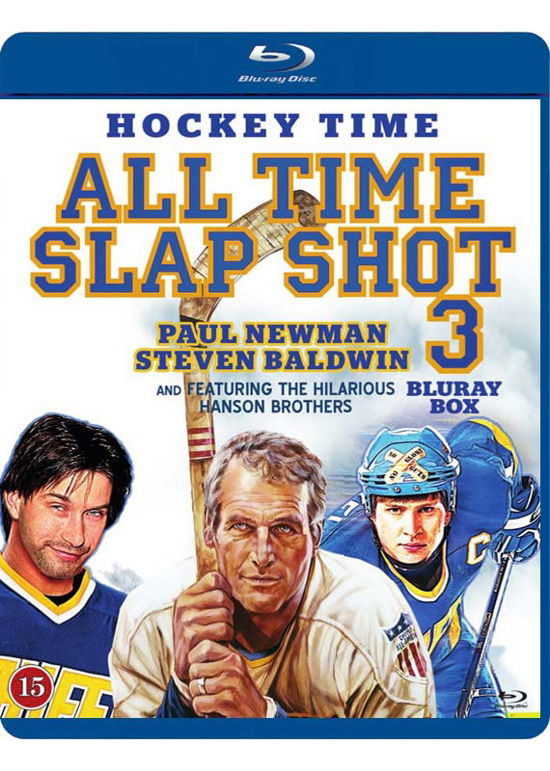 Cover for Hockey Time - All Time Slap Shot (3-bd) (Blu-Ray) (2021)